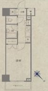 パレステュディオ新宿パークサイドの間取り画像