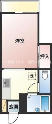 Kハイツの間取り画像