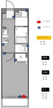 Hilltop Bの間取り画像