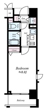 プレサンス本町リアルシティの間取り画像