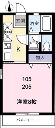カトル セゾンの間取り画像