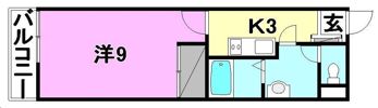 エグゼ松山の間取り画像