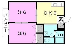 フレグランス竹田の間取り画像
