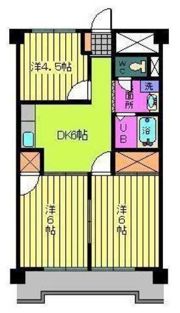 第81杉フラットの間取り画像