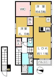 verdor柿の木の間取り画像