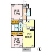 D-ROOM ATEASEの間取り画像