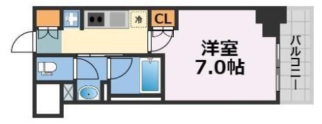 クレストコート靱公園 THE CLASSの間取り画像
