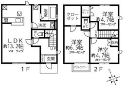 COMFORT北野の間取り画像