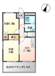 ハーモニーヒルズの間取り画像