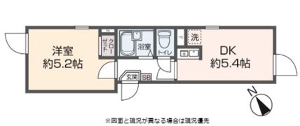 グローリア北千住の間取り画像
