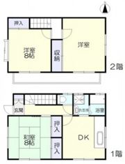 和気田中貸家の間取り画像