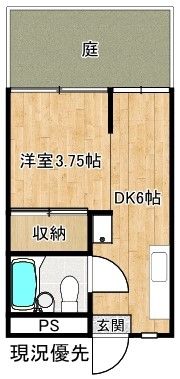 コーポ学園前の間取り画像