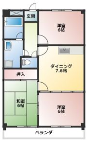 エシール共和の間取り画像