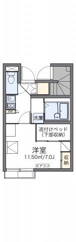 レオパレス天草Ⅱの間取り画像