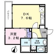 ウイングBの間取り画像