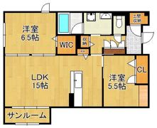 シャーメゾン華みずきの間取り画像
