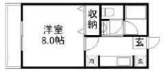 コーポセブンの間取り画像