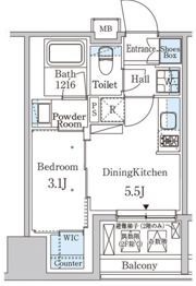 パークアクシス神保町の間取り画像