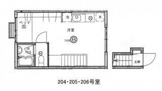 リヴィエール口田Ⅱの間取り画像