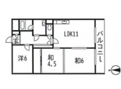 ラポール原田の間取り画像