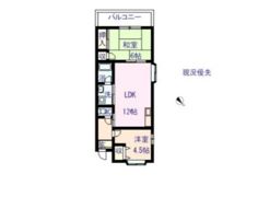 ラポール原田の間取り画像