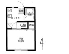 ハイムコバヤシ1号棟の間取り画像