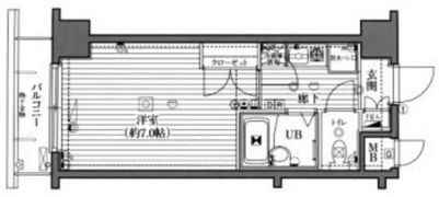 ガラ・ステージ西新宿の間取り画像