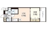 S-RESIDENCE表町の間取り画像