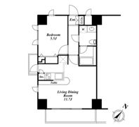 Roppongi Residencesの間取り画像