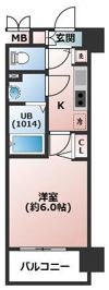 プレサンス梅田東ディアロの間取り画像
