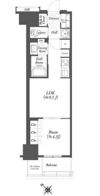 WORVE横浜伊勢佐木町の間取り画像
