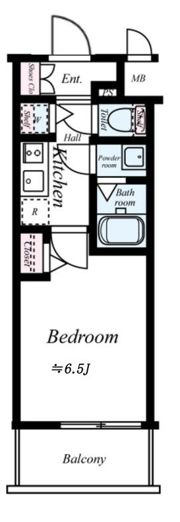 プレサンス天神橋ラ・デュアルの間取り画像