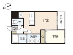 アコット舟入の間取り画像