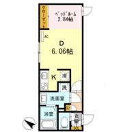 MODULOR白山Ⅱの間取り画像