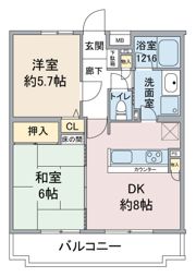 ユニーブル宮崎台の間取り画像