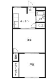 朝日マンションの間取り画像