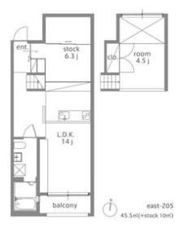 ridge Eの間取り画像