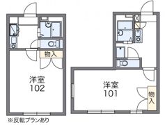 レオパレス東雲の間取り画像