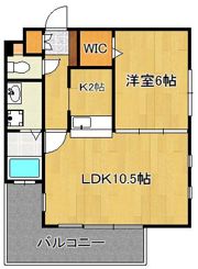 アーバンコート若園の間取り画像