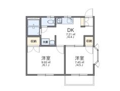 レオパレス湘南第2の間取り画像