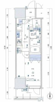 ライジングプレイス亀戸の間取り画像