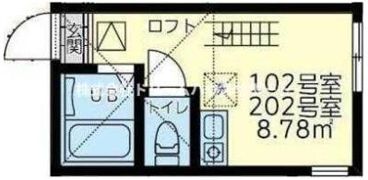 ユナイト追浜ブルターニュの間取り画像