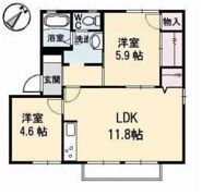 アメニティプラザ早島 B棟の間取り画像
