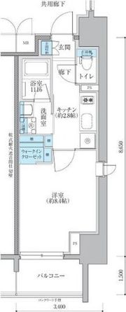 TENAS池下(テナス池下)の間取り画像