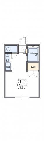 レオパレス秋桜の間取り画像