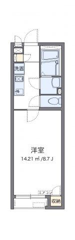 クレイノ湘南美住町の間取り画像