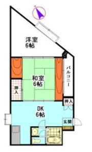 Uフラッツの間取り画像