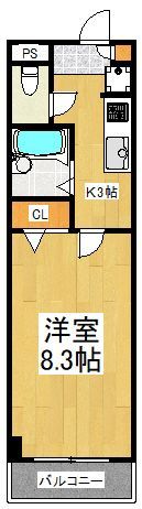 パディーⅡの間取り画像