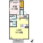 センチュリー中央町Bの間取り画像