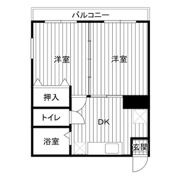 中倉麻布マンションの間取り画像